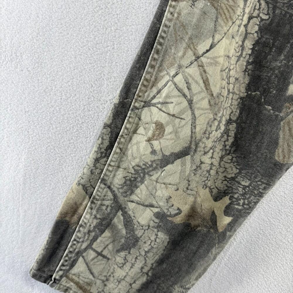 Vintage Realtree Camo Pants Men's 35x27 Green Hardwoods Straight hunting 90s - Picture 4 of 10